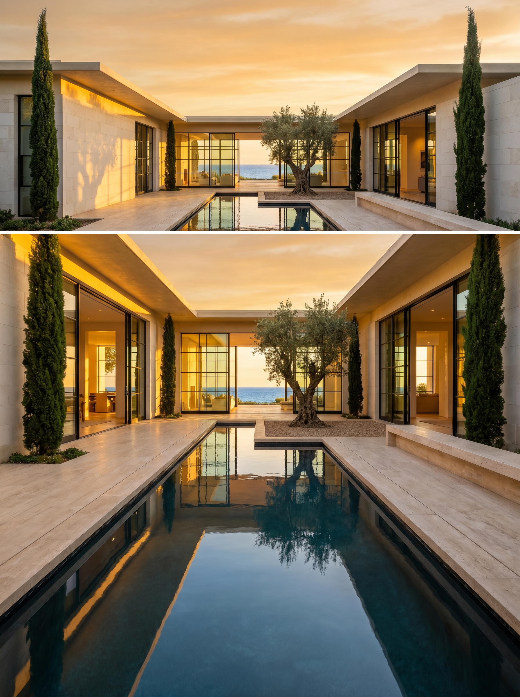 Coastal Contemporary · Courtyard